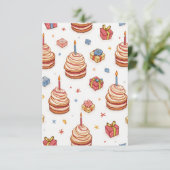 誕生日カード サンキューカード (スタンド正面)