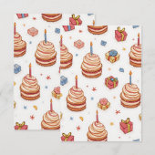 誕生日カード サンキューカード (正面/裏面)