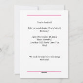 誕生日カード! シーズンカード (裏面)