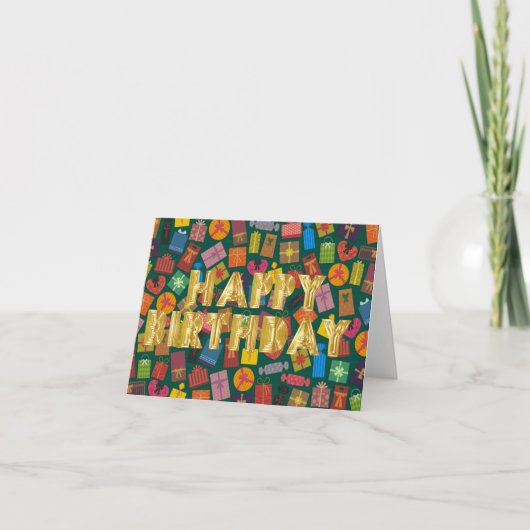 誕生日カード シーズンカード (正面)