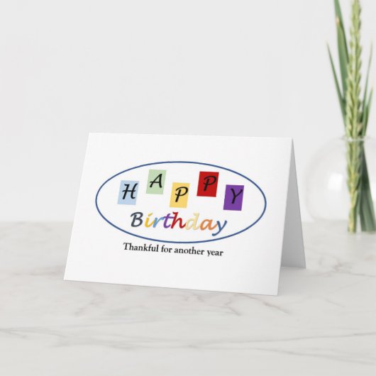 誕生日カード シーズンカード (正面)