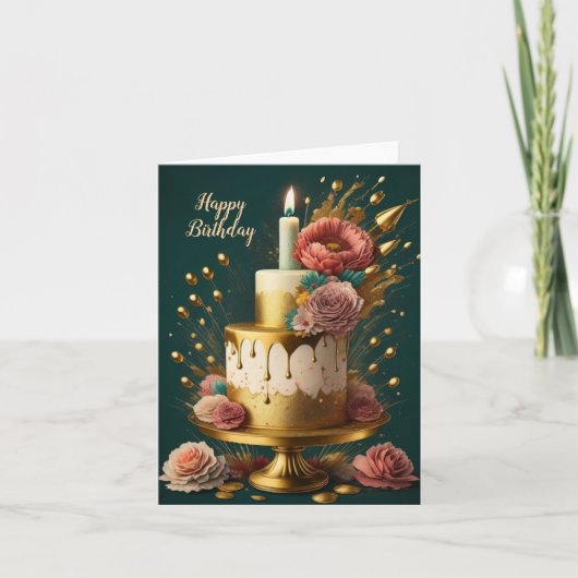 誕生日カード シーズンカード (正面)