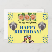 誕生日カード シーズンポストカード (正面/裏面)