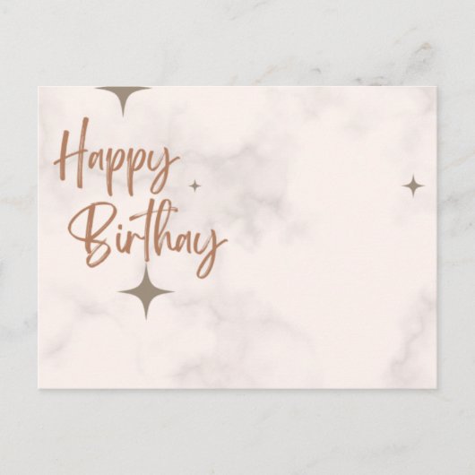 誕生日カード シーズンポストカード (正面)