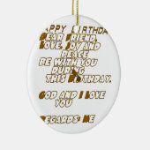 誕生日カード セラミックオーナメント (右)