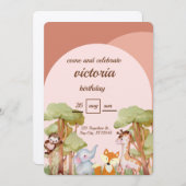 誕生日カード セーブザデート (正面/裏面)