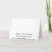 誕生日カード、タワーブリッジ、ロンドン カード (裏面)