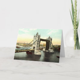 誕生日カード、タワーブリッジ、ロンドン カード