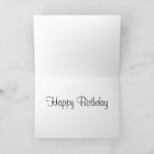 誕生日カード – ドードルお誕生日ケーキ カード (内部)