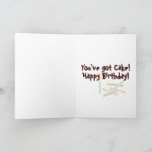 誕生日カード~ニューファンドランド犬 カード (内部)