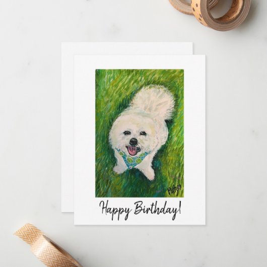 誕生日カード ノートカード (正面/裏面インサイチュ)