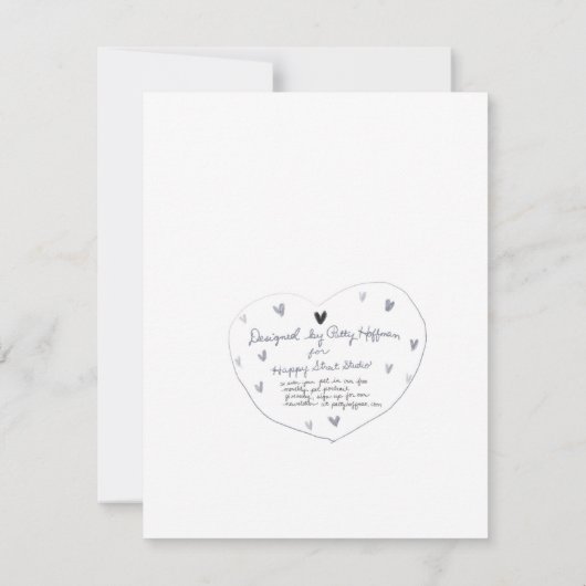 誕生日カード ノートカード (裏面)