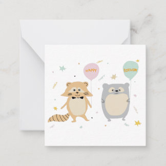 誕生日カード ノートカード