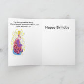 誕生日カード：ハッピーバースデーギャル！ カード (内部)