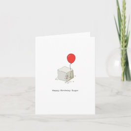誕生日カード、ハッピーバースデー砂糖、プリン カード