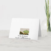 誕生日カード – 「バグあなた」おもしろい誕生日カード カード (裏面)