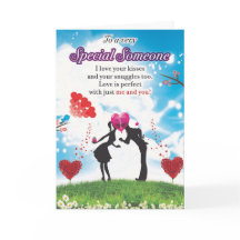 誕生日カード：パートナー・ワイフ夫の彼女