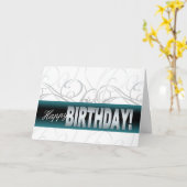 誕生日カード – ビジネス誕生日カード カード (黄色い花)