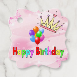 誕生日カード フェイバータグ