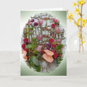 誕生日カード – フローラ配置 カード (黄色い花)