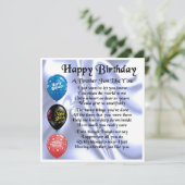 誕生日カード – ブラザー詩 カード (スタンド正面)