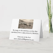 誕生日カード-ブリクシャム、デボン カード (裏面)