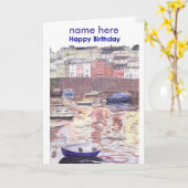 誕生日カード、ブリックスハムハーバーデボンUK カード (黄色い花)