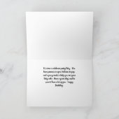 誕生日カード(ブリティッシュ・ショートヘア子猫) サンキューカード (内部)