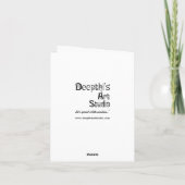 誕生日カード – ベレーション誕生日の願い カード (裏面)