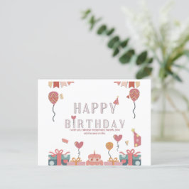 誕生日カード ポストカード