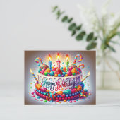 誕生日カード ポストカード (スタンド正面)