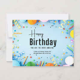 誕生日カード ポストカード
