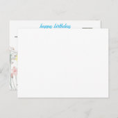 誕生日カード ポストカード (正面/裏面)