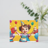 誕生日カード ポストカード (スタンド正面)