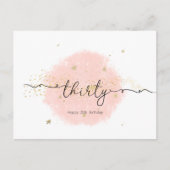 誕生日カード ポストカード (正面)