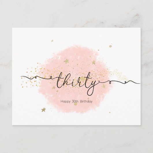 誕生日カード ポストカード (正面)