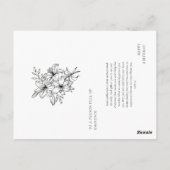 誕生日カード ポストカード (裏面)