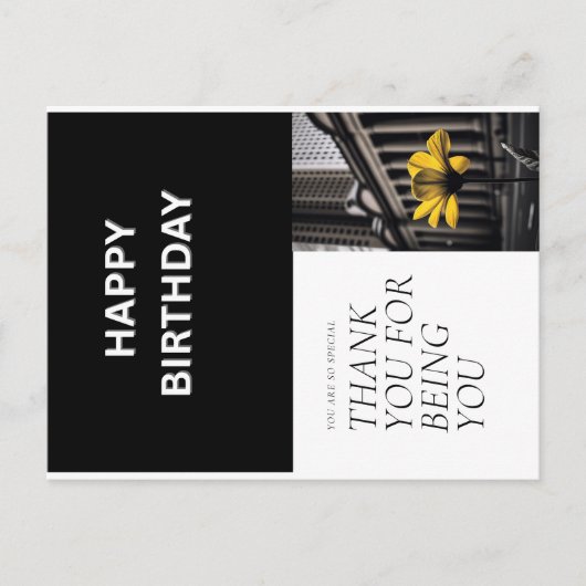 誕生日カード ポストカード (正面)