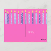 誕生日カード ポストカード (裏面)