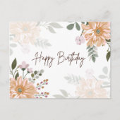 誕生日カード ポストカード (正面)