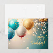 誕生日カード ポストカード (正面/裏面)