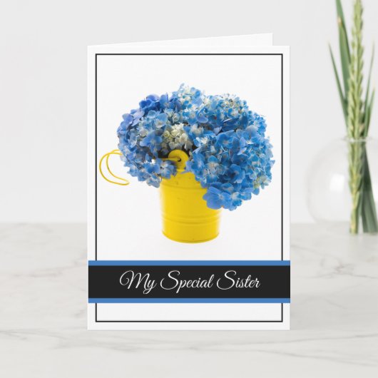 誕生日カード – マイスペシャルシスターカード カード (正面)