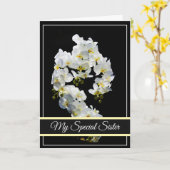 誕生日カード – マイスペシャルシスター カード (黄色い花)