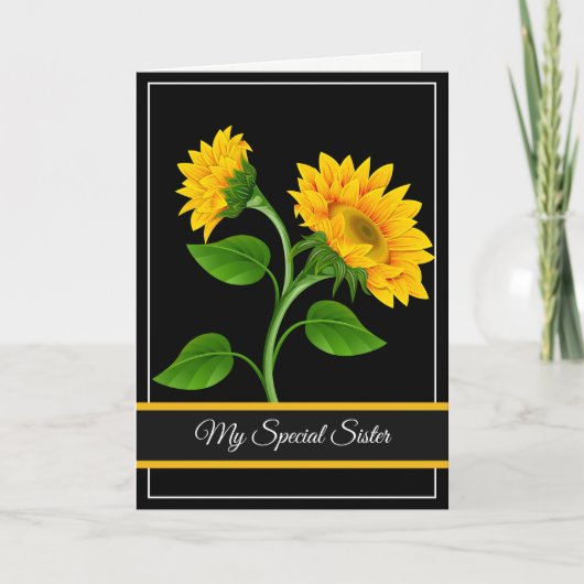 誕生日カード – マイスペシャルシスター カード (正面)