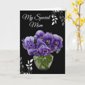 誕生日カード – マイスペシャルマムカード カード (黄色い花)