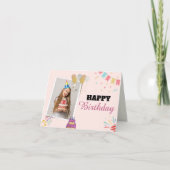 誕生日カード – 写真とオンラインの誕生日カード カード (正面)