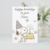 誕生日カード 出欠カード (スタンド正面)