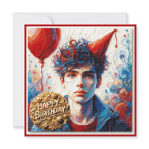 誕生日カード～十代の少年～