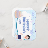 誕生日カード 子供へ カード (正面/裏面インサイチュ)