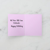 誕生日カード : 忘れた梅 カード (内部)